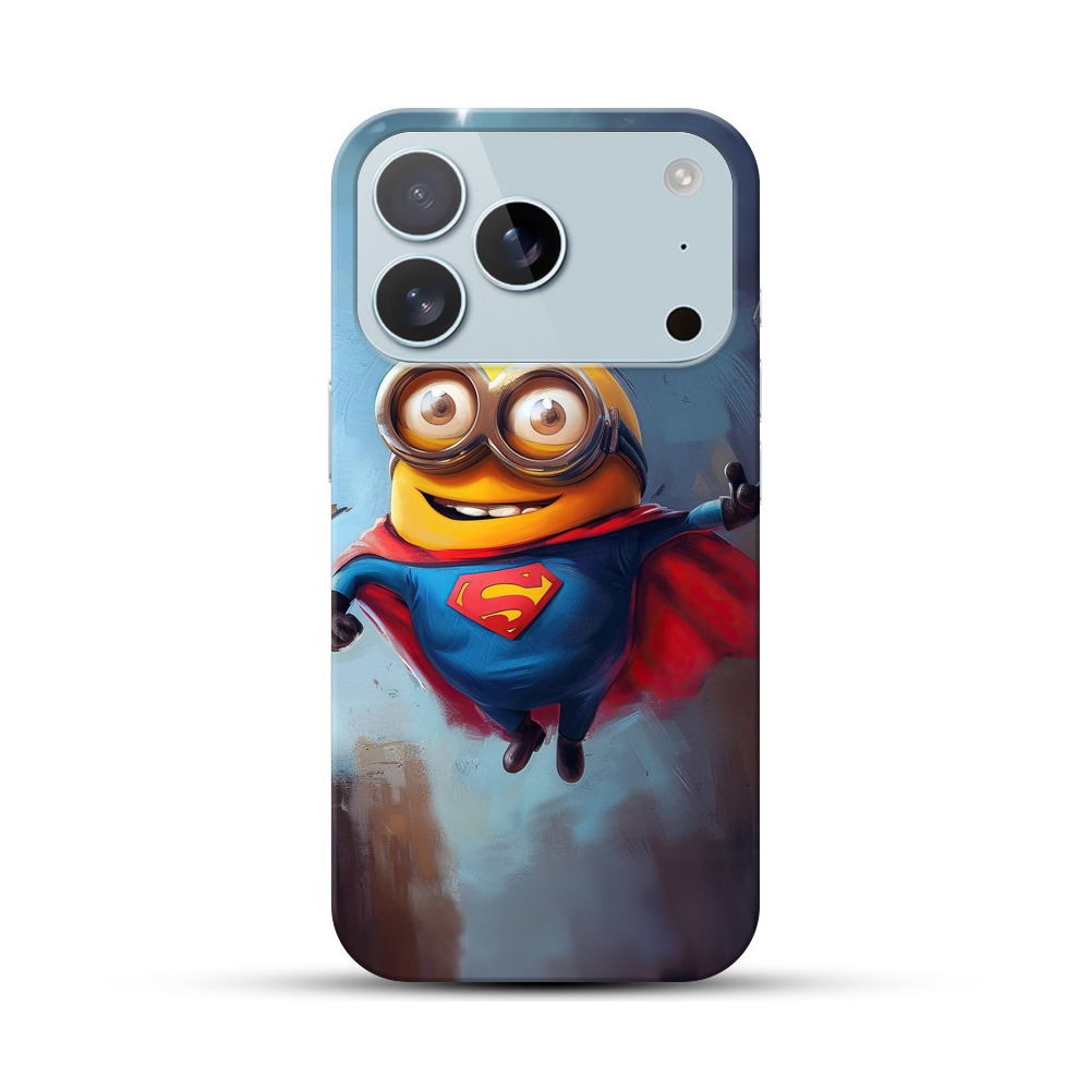 スーパーマンミニオン iPhone 17 Proオリジナルハードケース