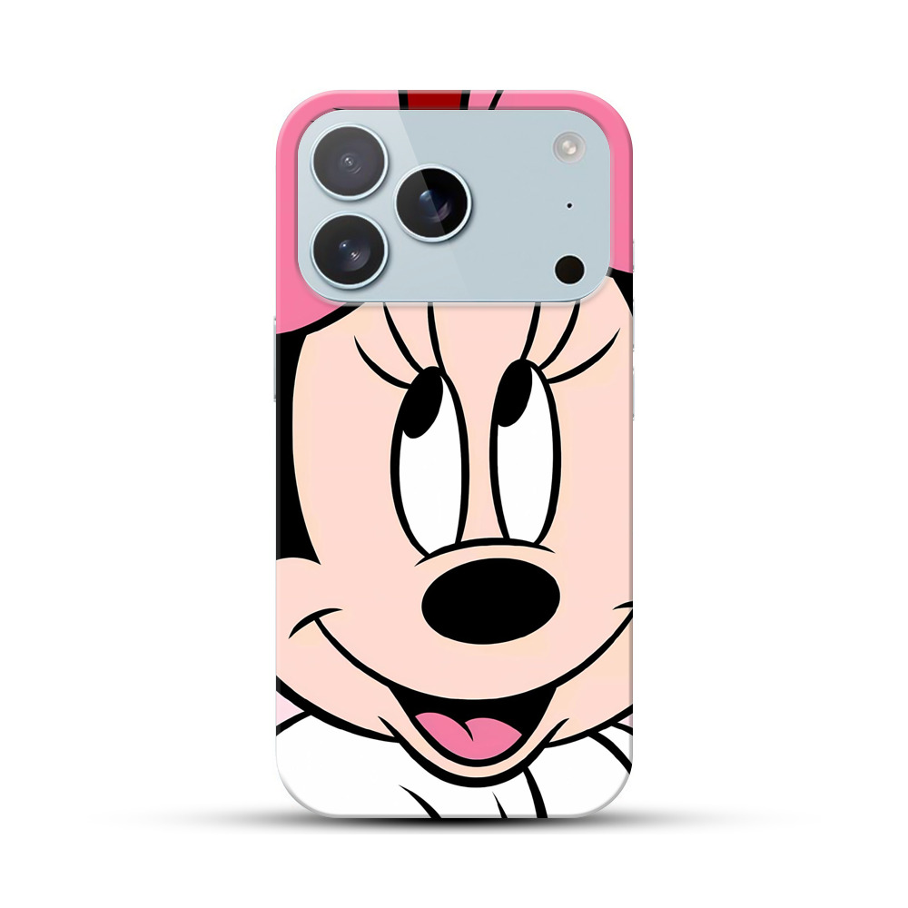 ミニーマウスの顔アップ iPhone 17 Proオリジナルハードケース