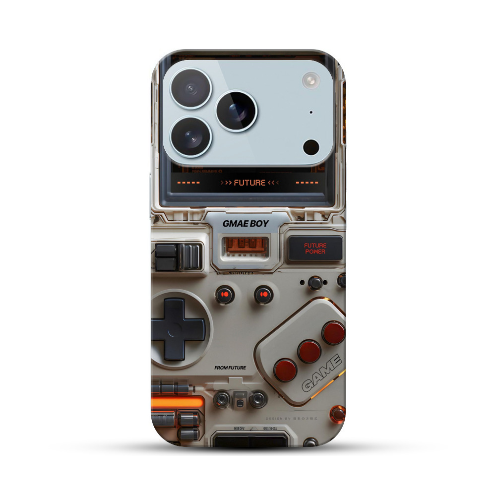 未来的レトロゲーム機コントローラー iPhone 17 Proオリジナルハードケース