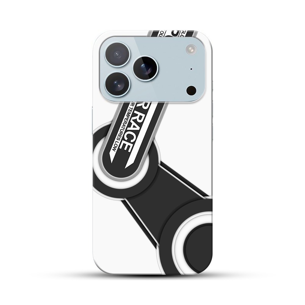 レーシングモーターデザイン iPhone 17 Proオリジナルハードケース