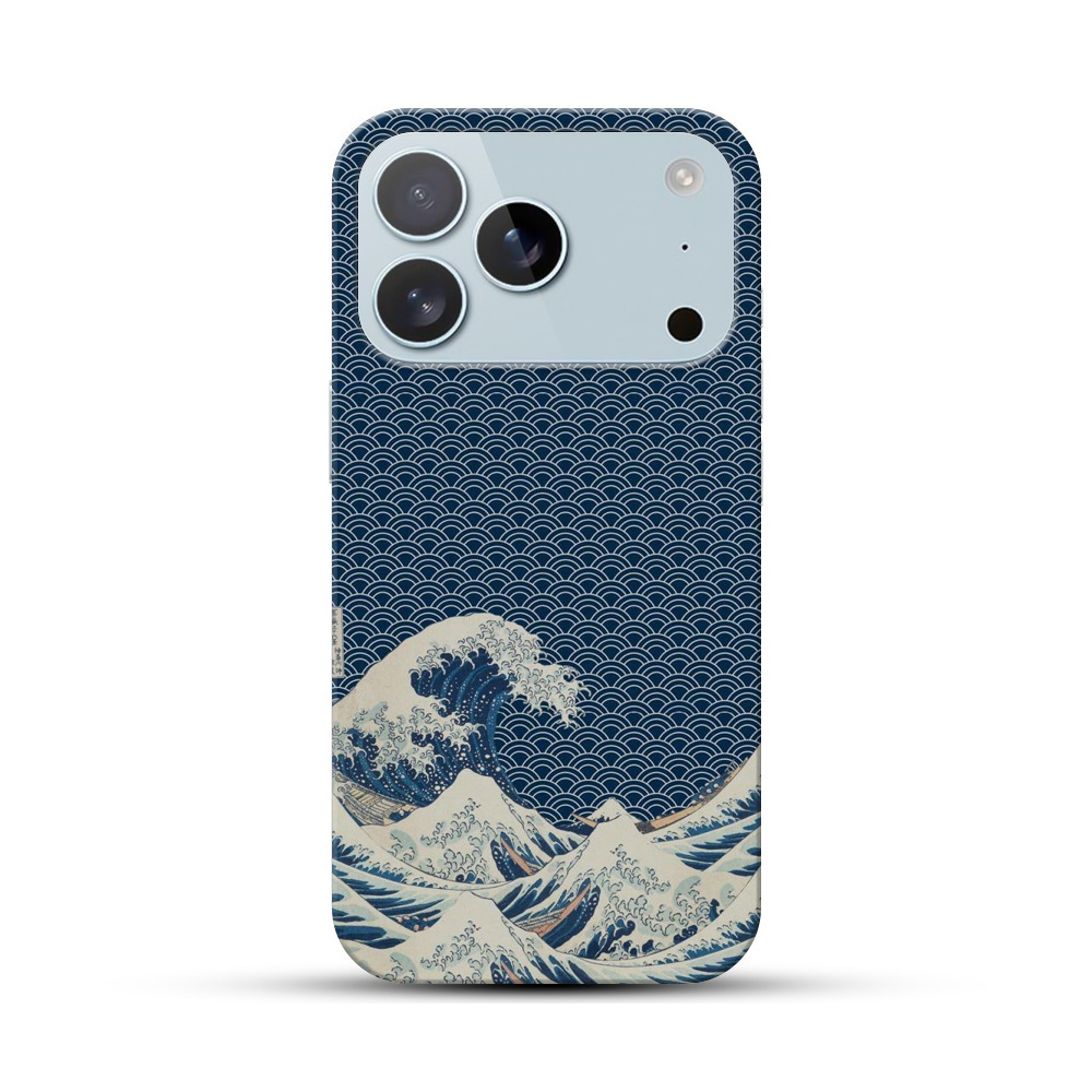 波の模様 iPhone 17 Proオリジナルハードケース