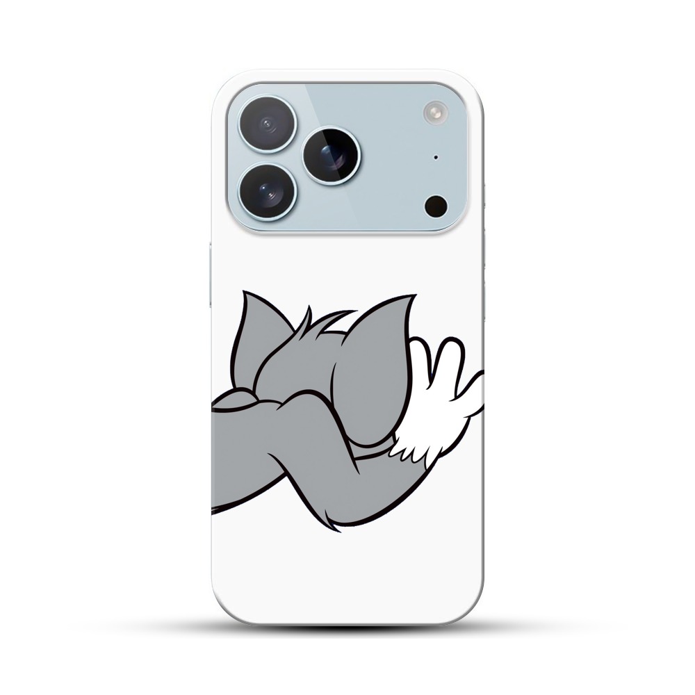 猫の後ろ姿 iPhone 17 Proオリジナルハードケース