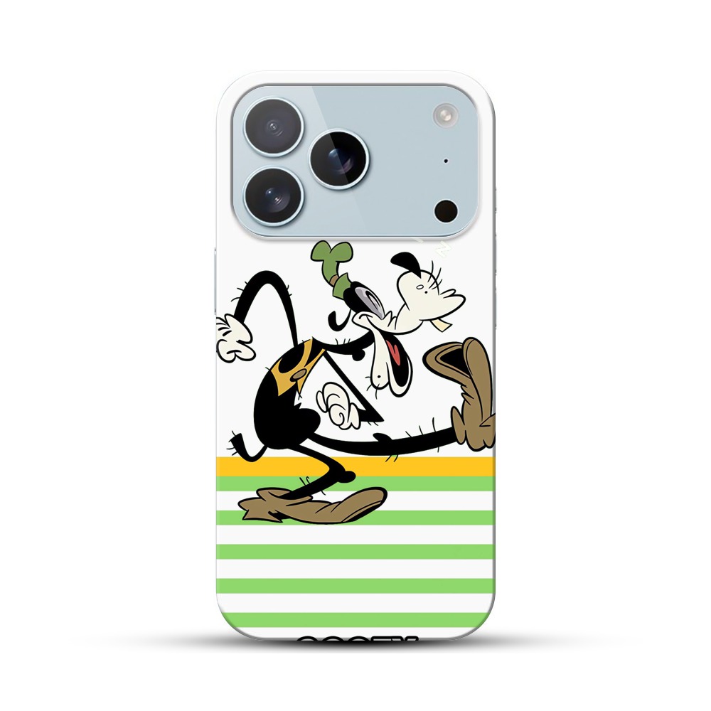 眠るコミカルキャラ iPhone 17 Proオリジナルハードケース