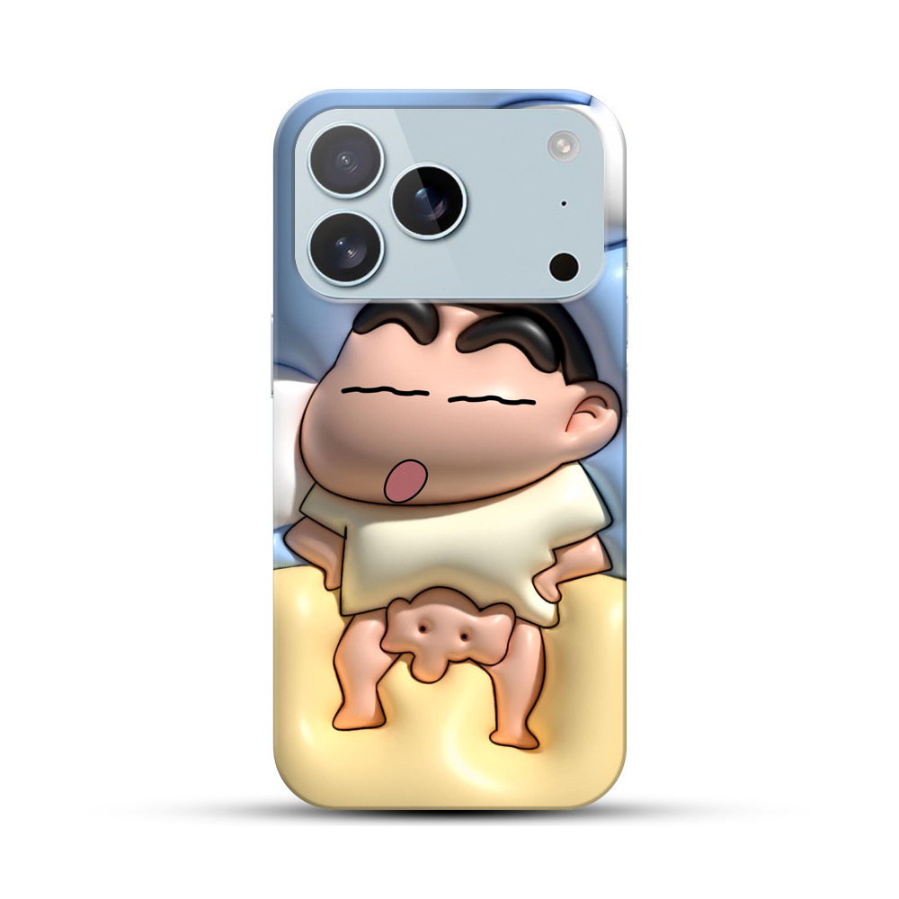 ねているしんちゃん iPhone 17 Proオリジナルハードケース