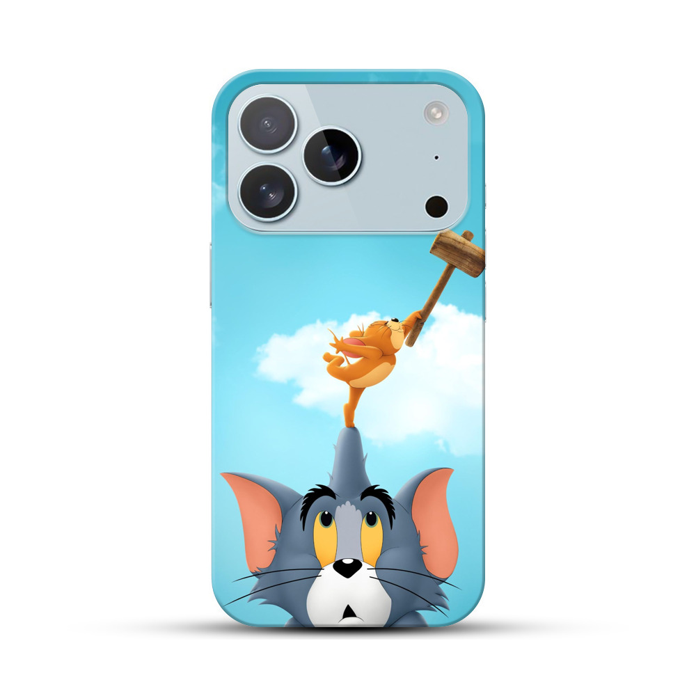 ねずみと木のハンマー iPhone 17 Proオリジナルハードケース