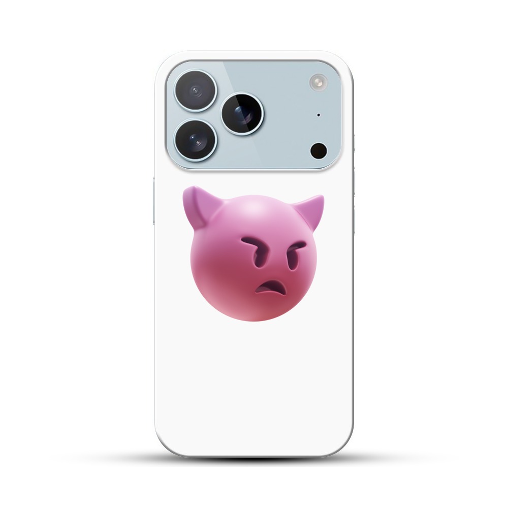 怒った顔のエモジ iPhone 17 Proオリジナルハードケース