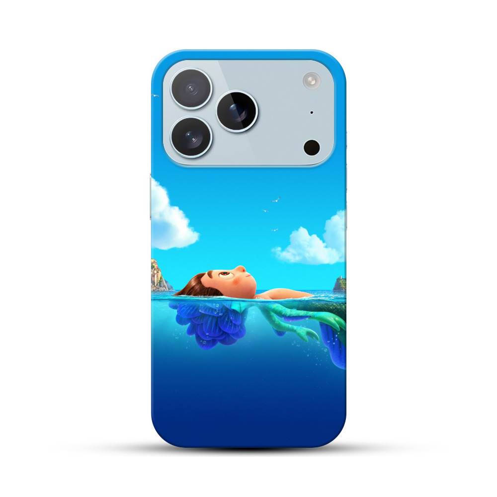 穏やかな海に浮かぶ子供 iPhone 17 Proオリジナルハードケース