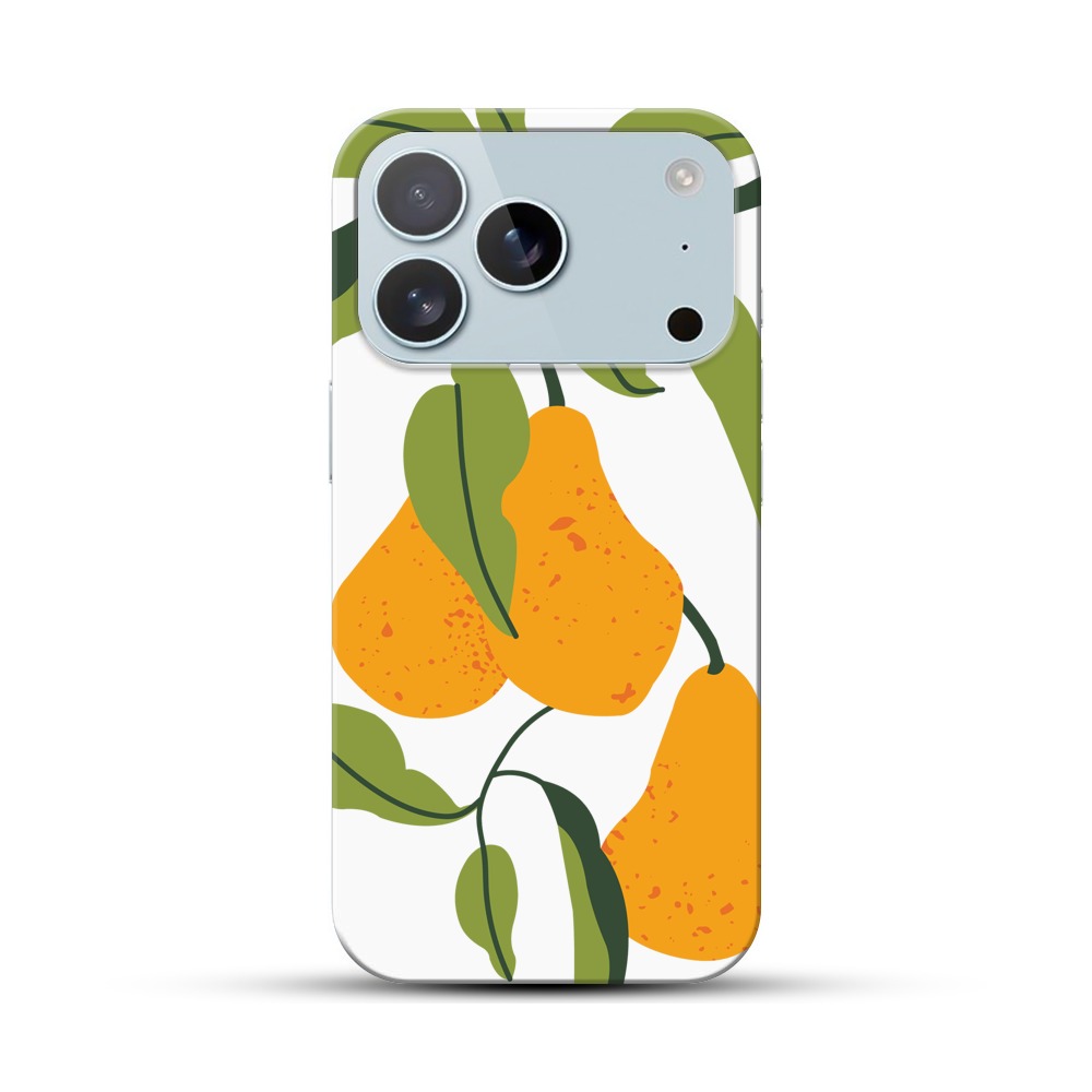 オレンジの洋梨 iPhone 17 Proオリジナルハードケース
