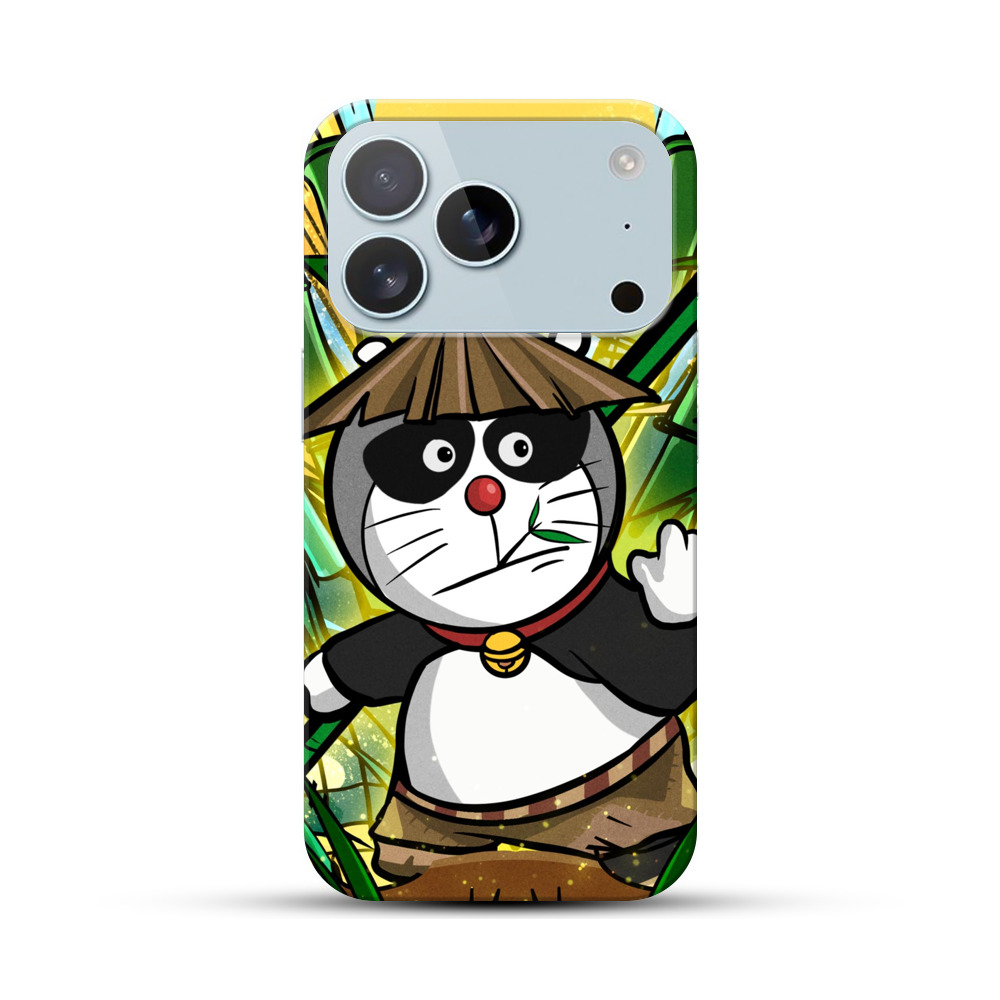 笠をかぶる竹林パンダ iPhone 17 Proオリジナルハードケース