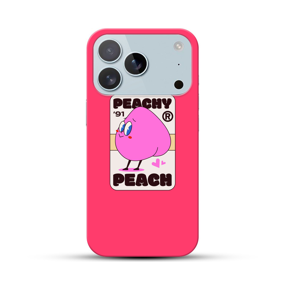 ピーチキャラクター iPhone 17 Proオリジナルハードケース