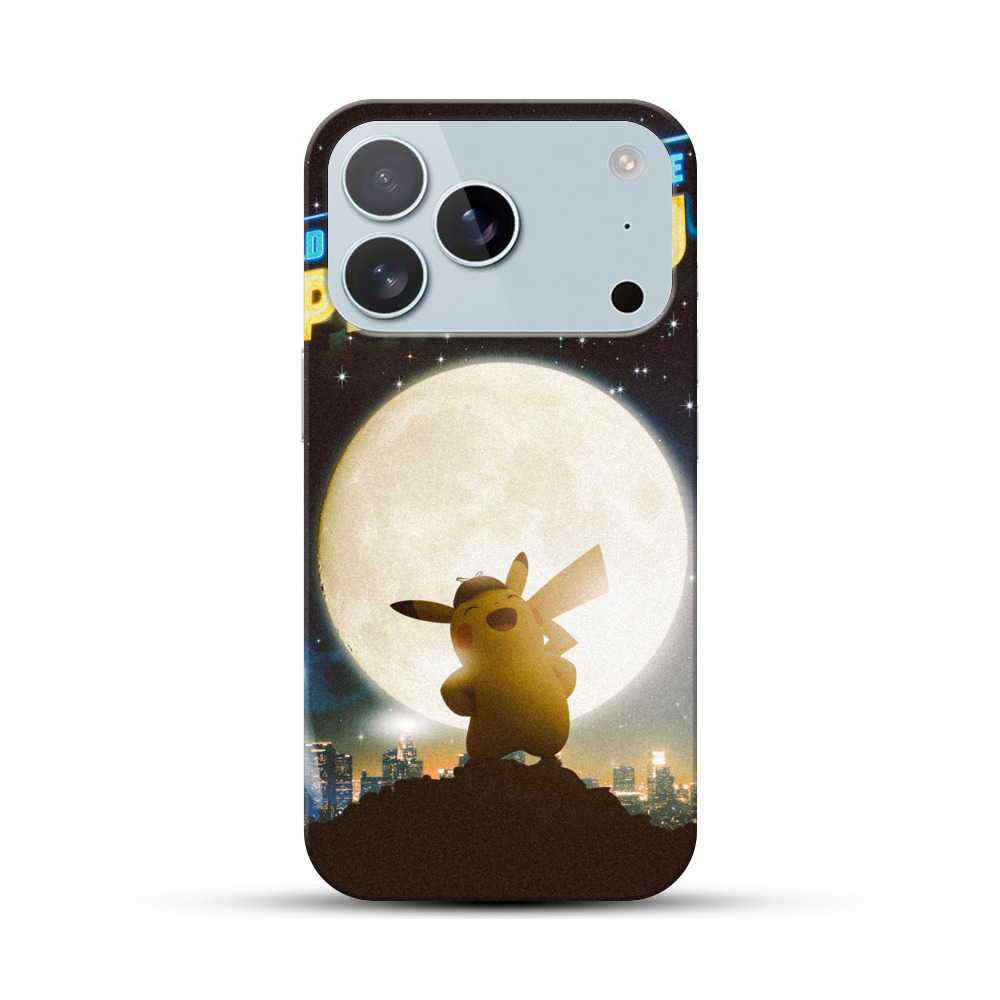 満月の探偵ピカチュウ iPhone 17 Proオリジナルハードケース