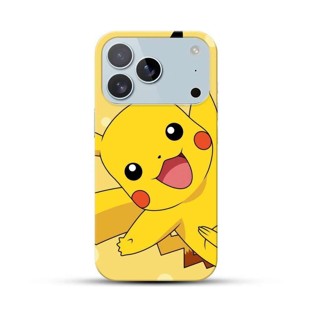 ピカチュウのアップ iPhone 17 Proオリジナルハードケース