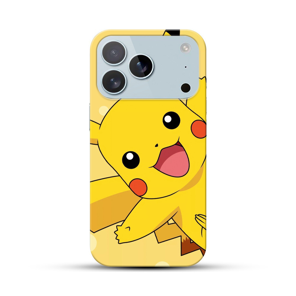 元気なピカチュウ iPhone 17 Proオリジナルハードケース