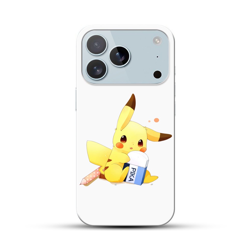 ピカチュウと消しゴム iPhone 17 Proオリジナルハードケース