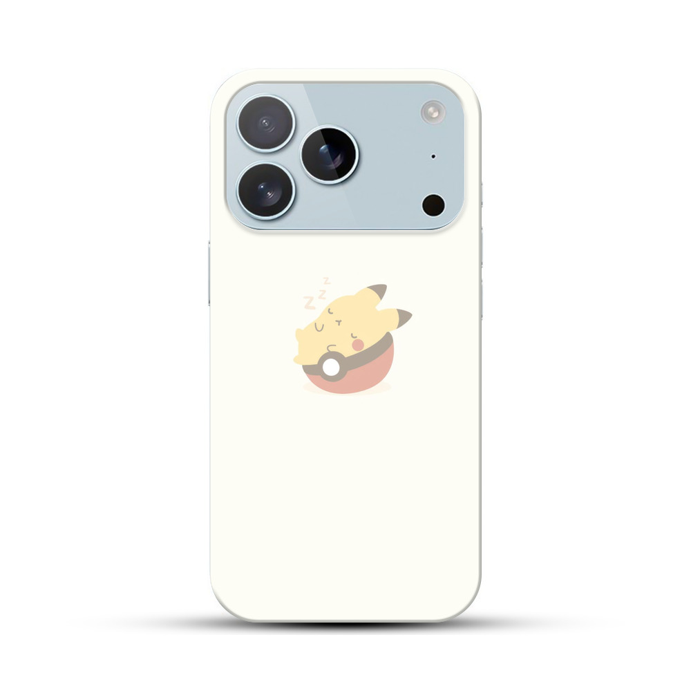 寝るピカチュウ iPhone 17 Proオリジナルハードケース
