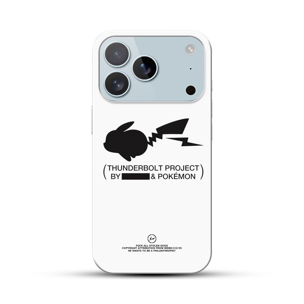 ピカチュウシルエット iPhone 17 Proオリジナルハードケース