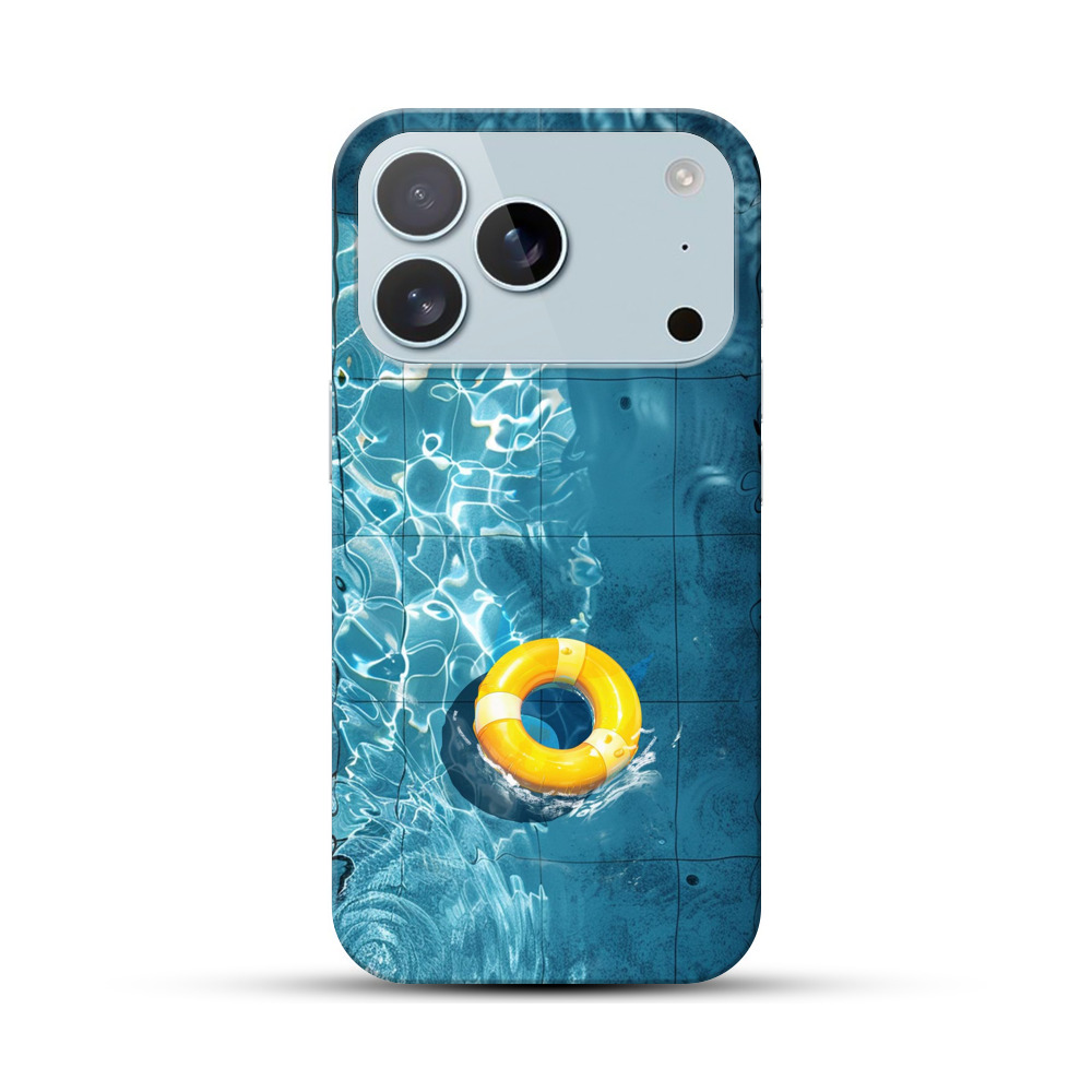 プールの浮き輪 iPhone 17 Proオリジナルハードケース