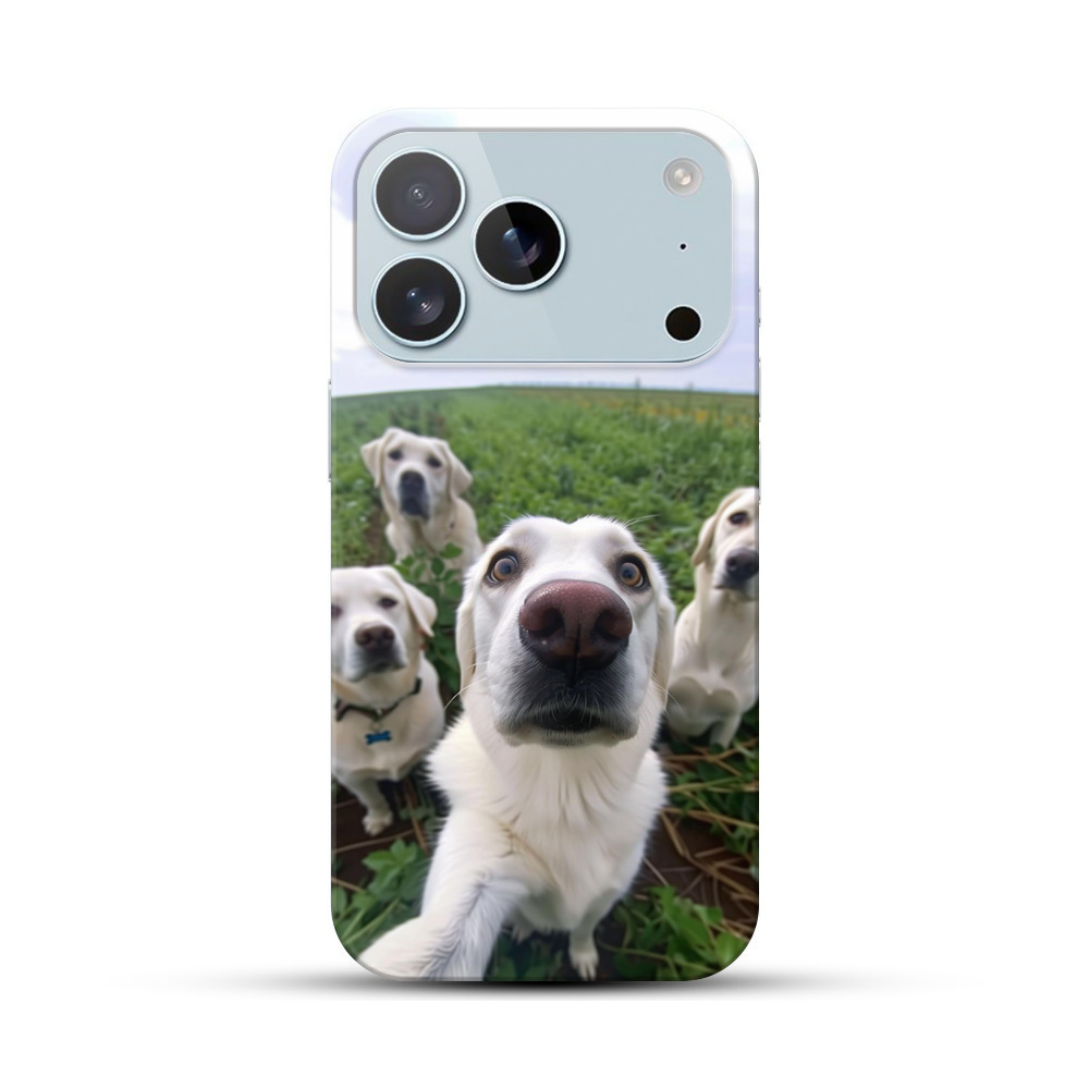 ラブラドールの群れ iPhone 17 Proオリジナルハードケース