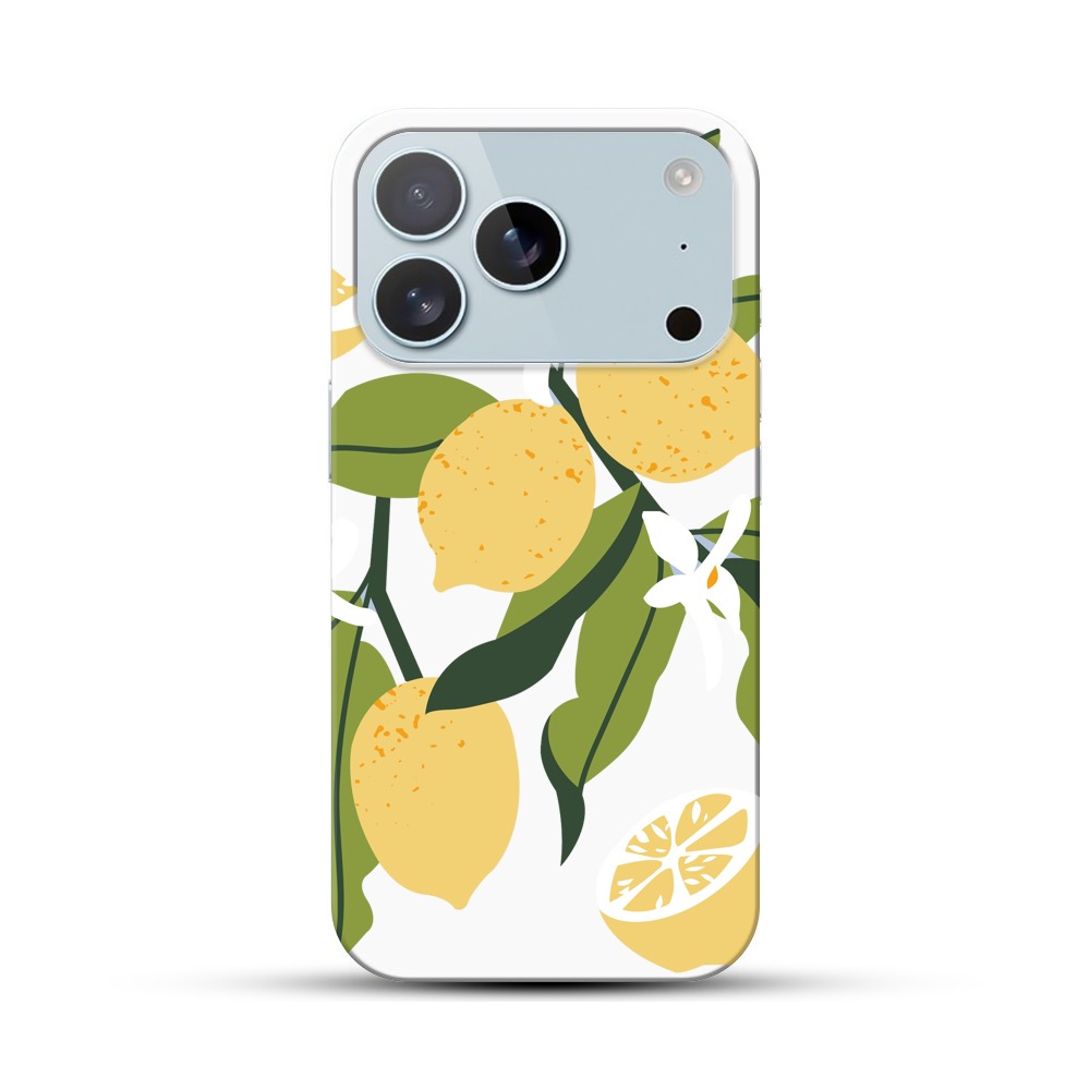 レモンのデザイン iPhone 17 Proオリジナルハードケース