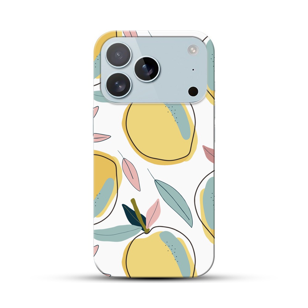 レモンのパターン iPhone 17 Proオリジナルハードケース