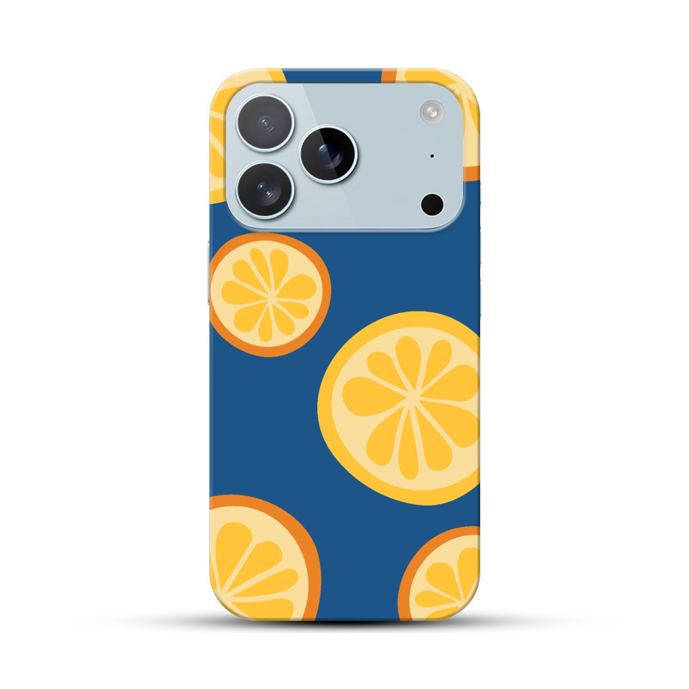 レモンのパターン iPhone 17 Proオリジナルハードケース