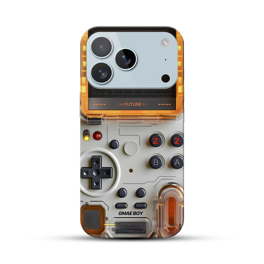 未来的ゲーム機ボタン iPhone 17 Proオリジナルハードケース