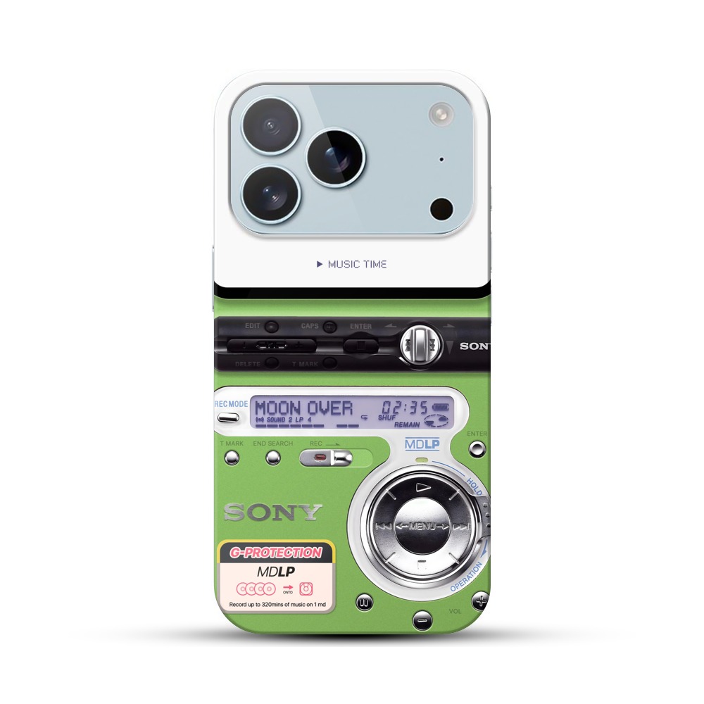 レトロカセットウォークマン iPhone 17 Proオリジナルハードケース