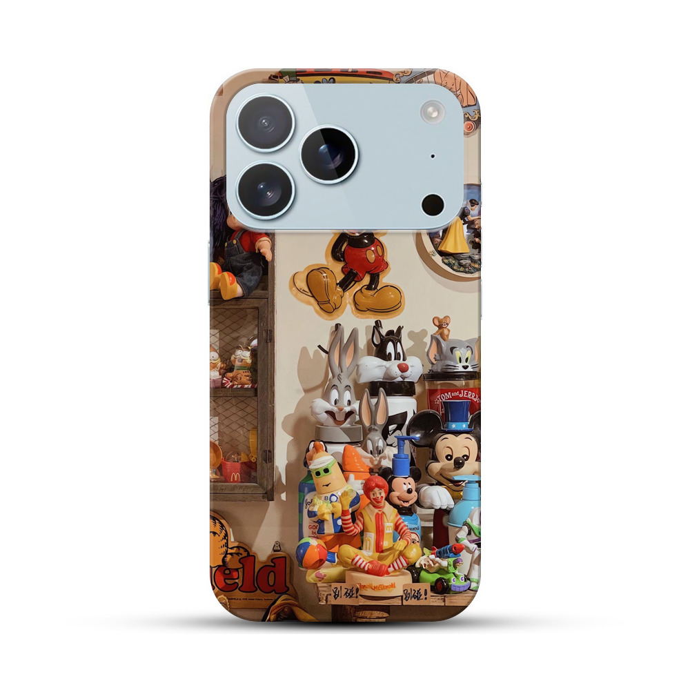 レトロポップキャラクター iPhone 17 Proオリジナルハードケース