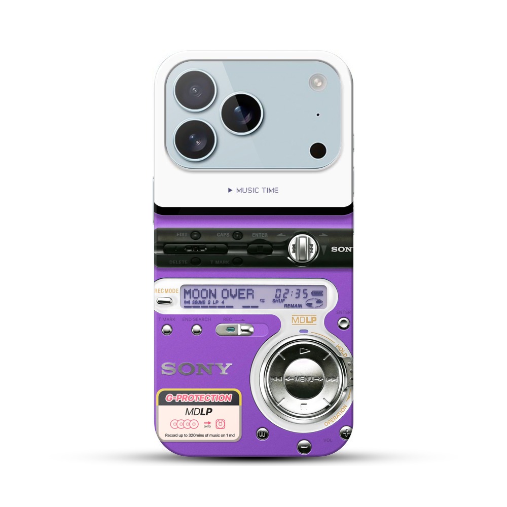 レトロなソニーウォークマン iPhone 17 Proオリジナルハードケース