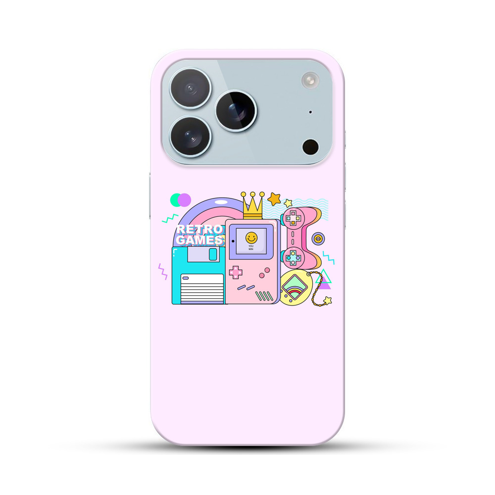 レトロゲームのデザイン iPhone 17 Proオリジナルハードケース