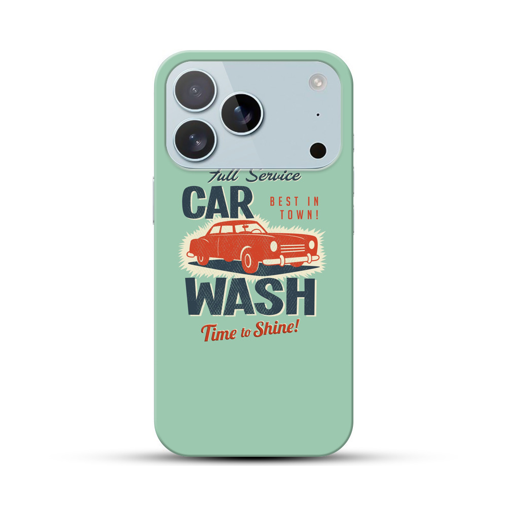 レトロな車のイラスト iPhone 17 Proオリジナルハードケース