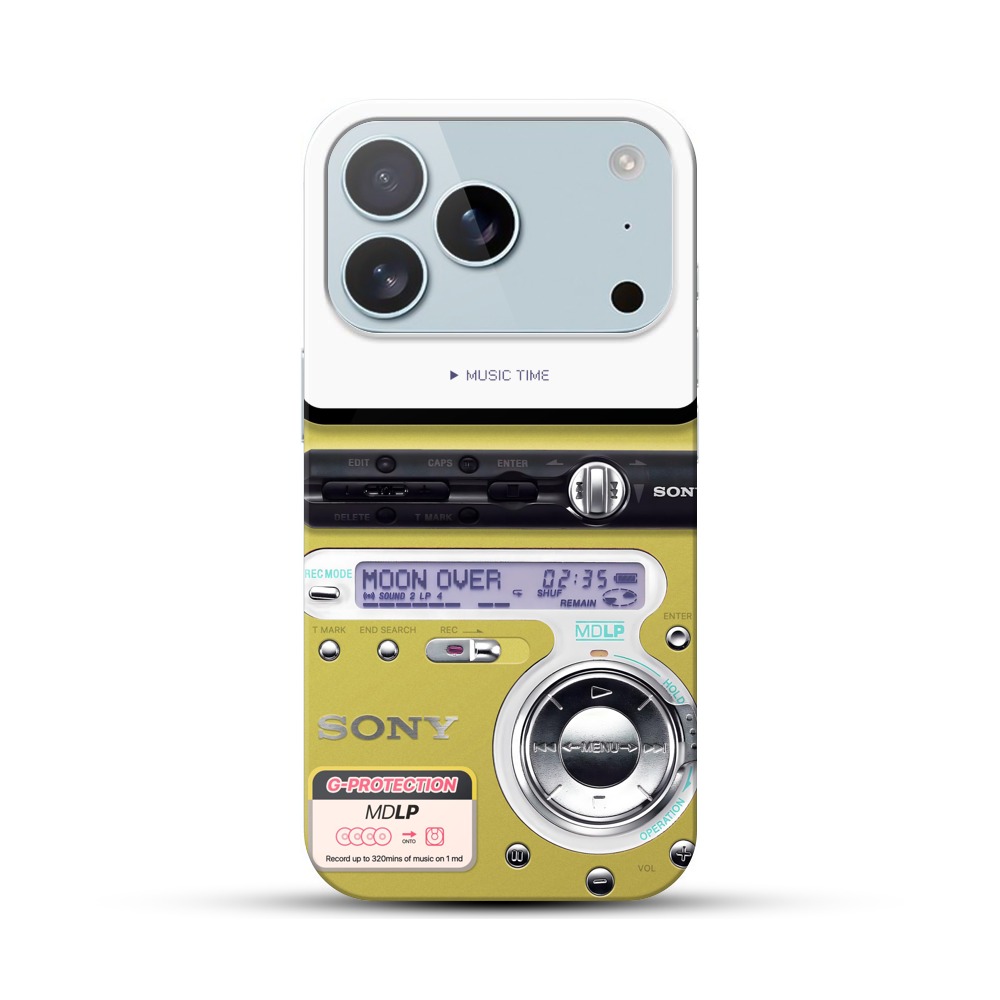 ソニーMDプレーヤー iPhone 17 Proオリジナルハードケース