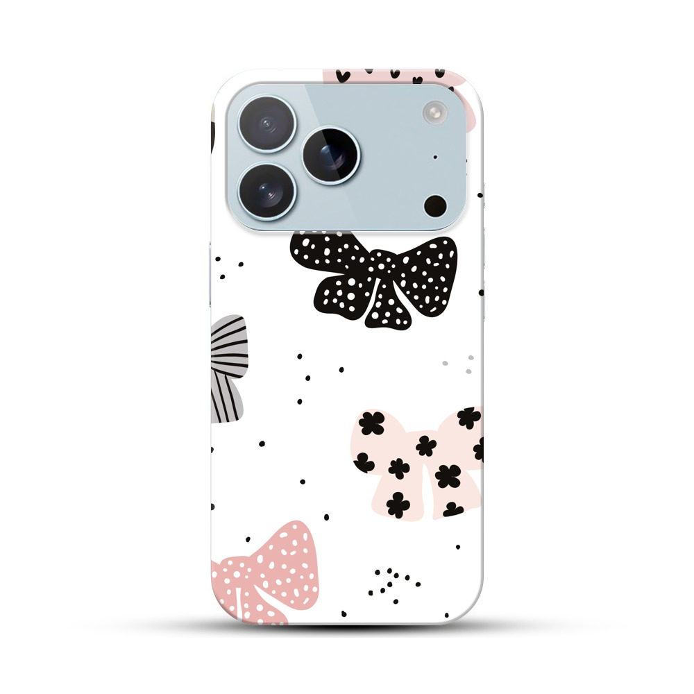 リボンのパターン iPhone 17 Proオリジナルハードケース