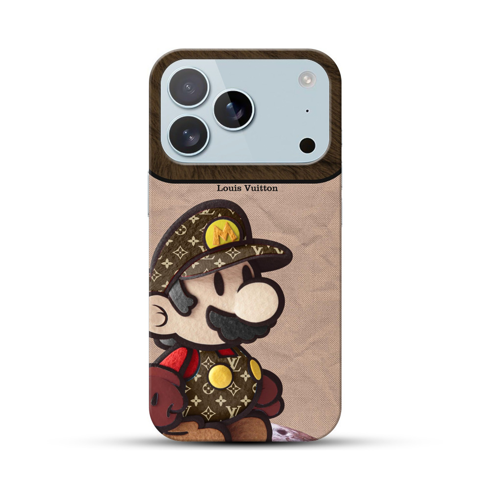 ルイヴィトン柄マリオ iPhone 17 Proオリジナルハードケース