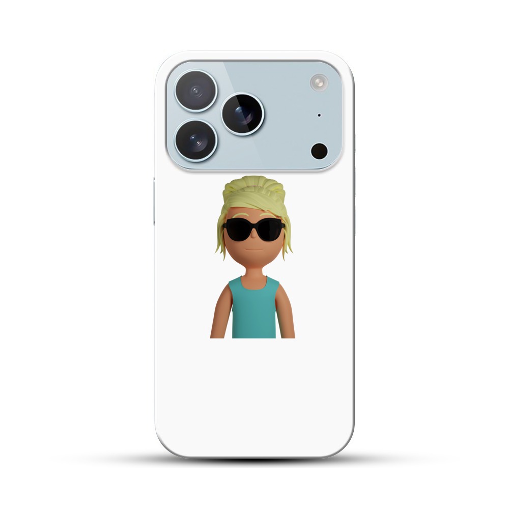 サングラスをかけたキャラクター iPhone 17 Proオリジナルハードケース