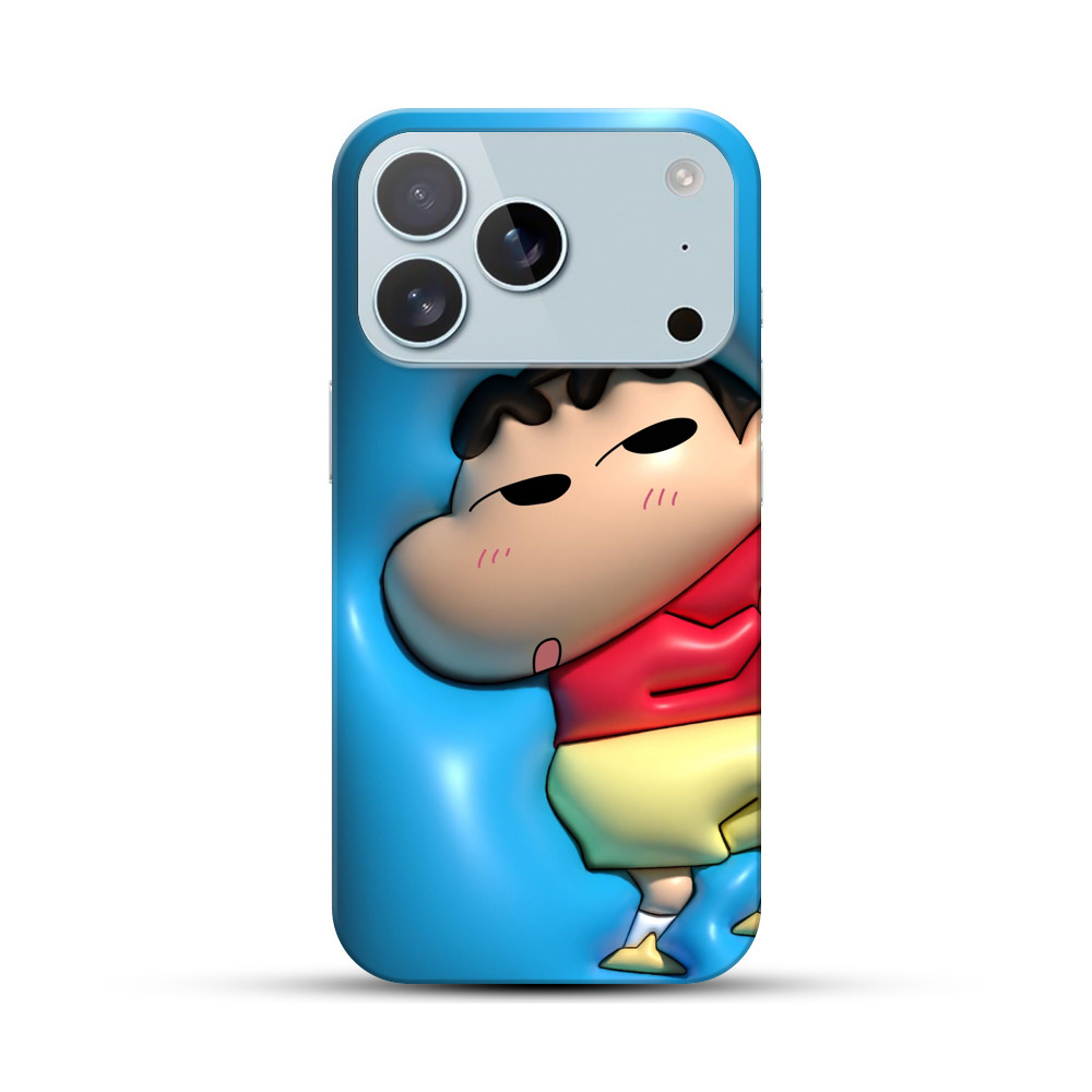 しんちゃんのいたずら顔 iPhone 17 Proオリジナルハードケース