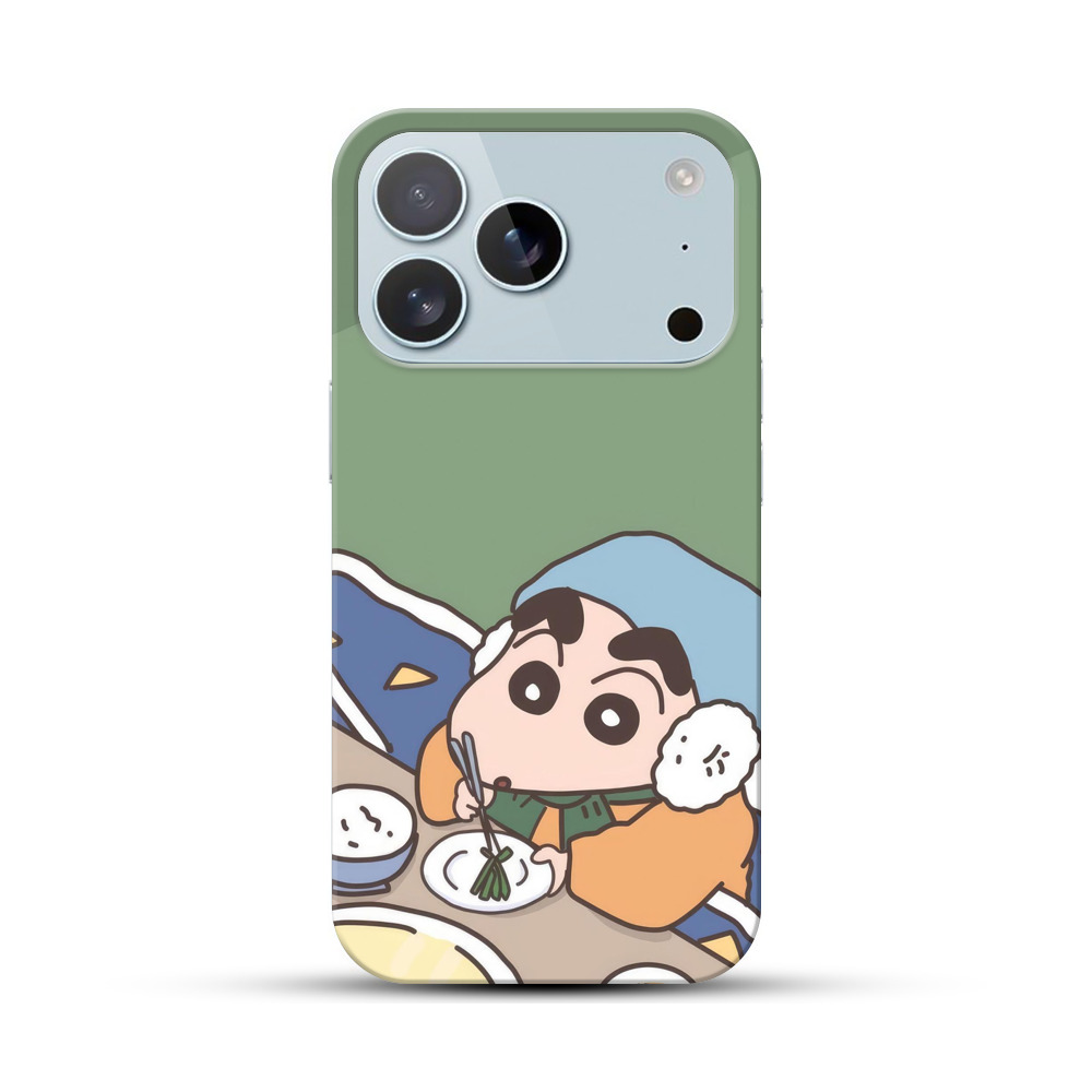 冬のしんちゃん iPhone 17 Proオリジナルハードケース