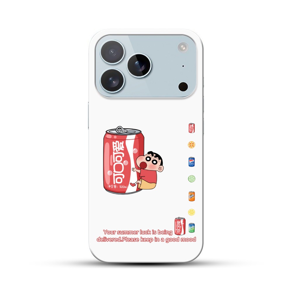 しんちゃんとコーラ缶 iPhone 17 Proオリジナルハードケース
