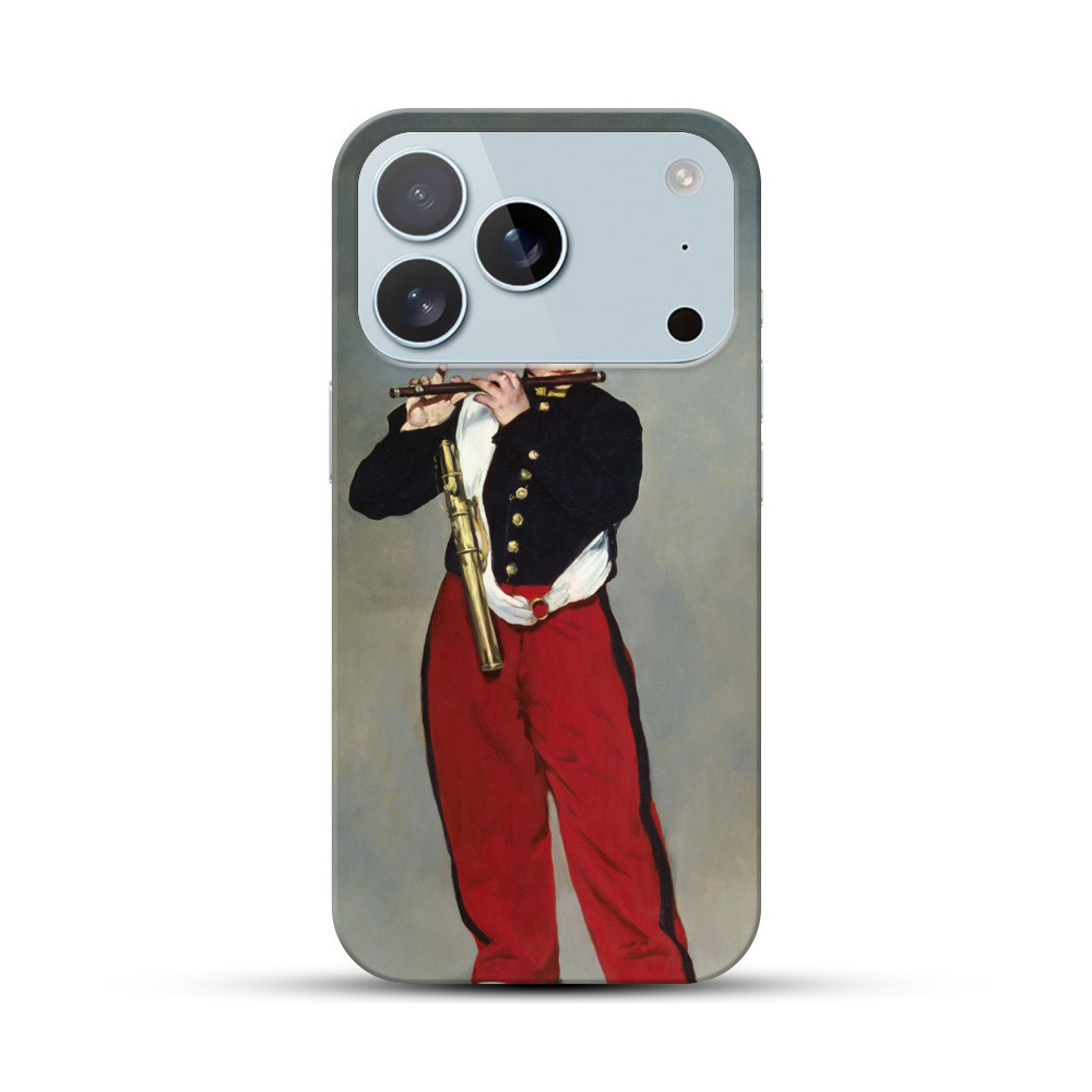 笛を吹く少年 iPhone 17 Proオリジナルハードケース