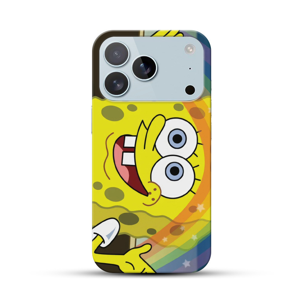 スポンジボブの笑顔 iPhone 17 Proオリジナルハードケース