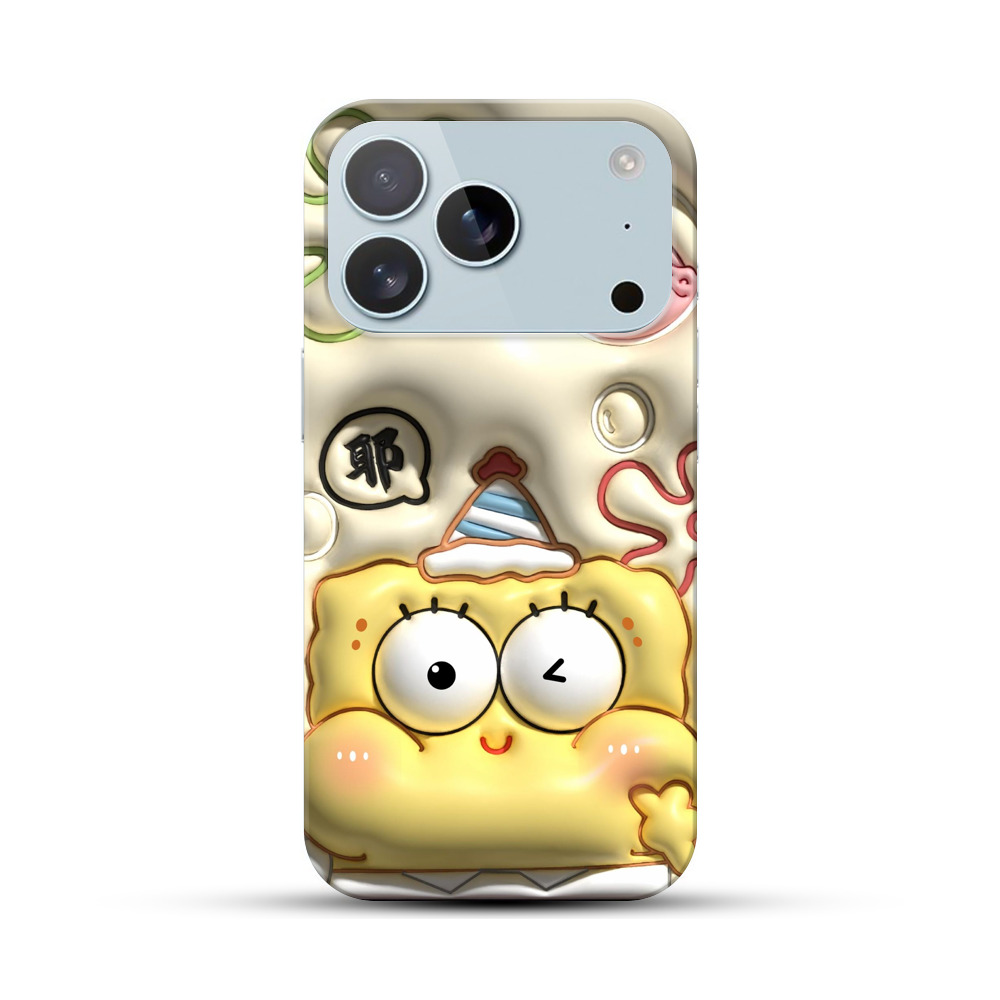 スポンジボブのウィンク iPhone 17 Proオリジナルハードケース