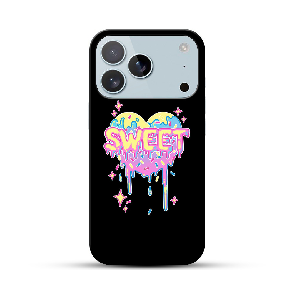 スイートハートの溶けるイラスト iPhone 17 Proオリジナルハードケース