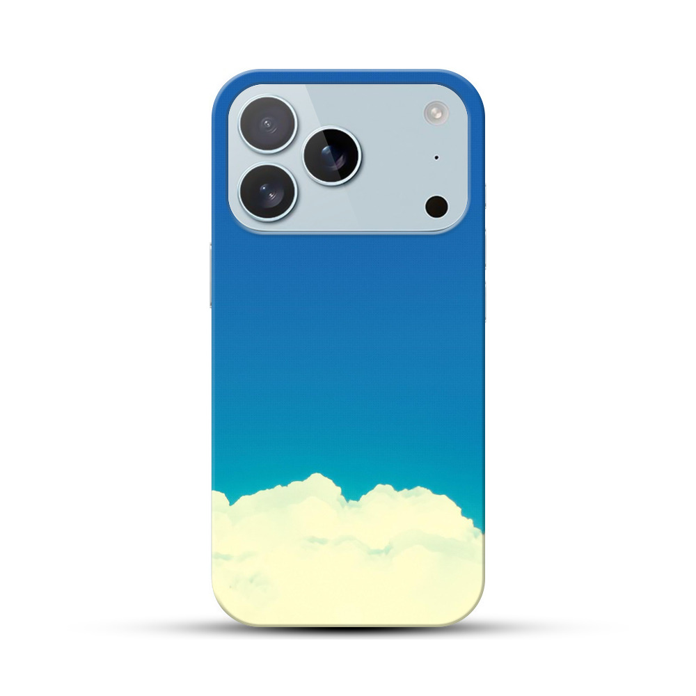 澄んだ青空と白雲 iPhone 17 Proオリジナルハードケース