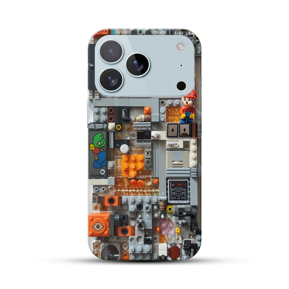 スーパーマリオレゴ iPhone 17 Proオリジナルハードケース