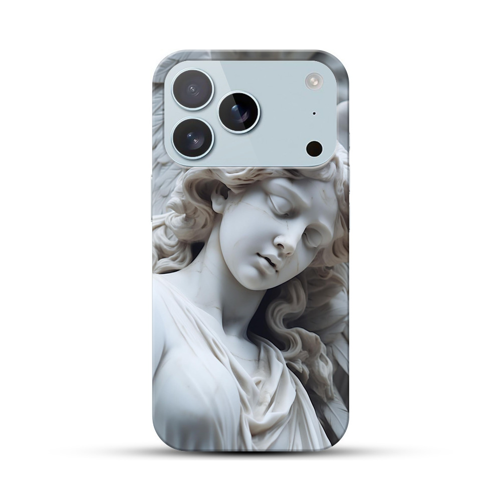 優美な天使の彫刻 iPhone 17 Proオリジナルハードケース