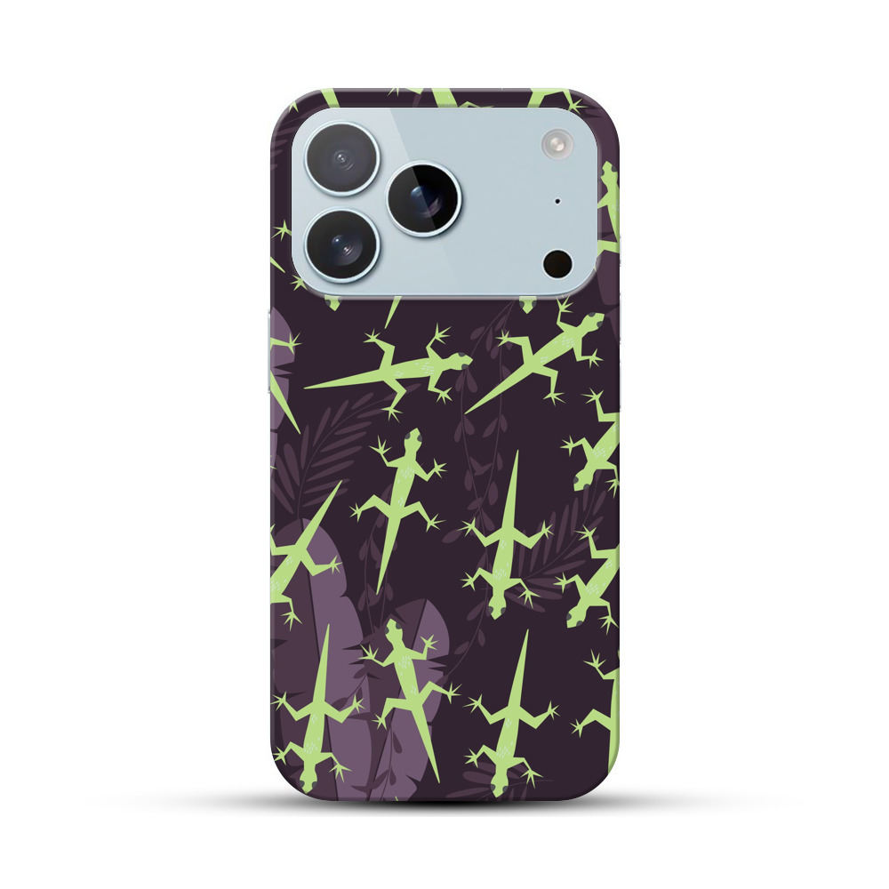 トカゲのパターン iPhone 17 Proオリジナルハードケース