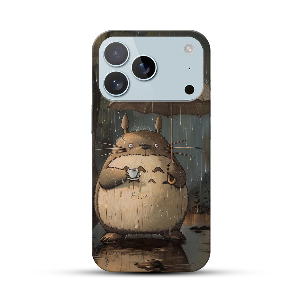 雨の中のトトロ iPhone 17 Proオリジナルハードケース