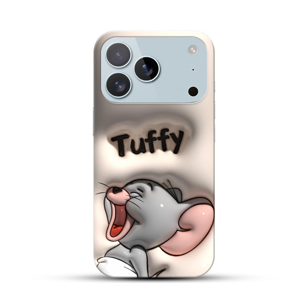 かわいいネズミのイラスト iPhone 17 Proオリジナルハードケース