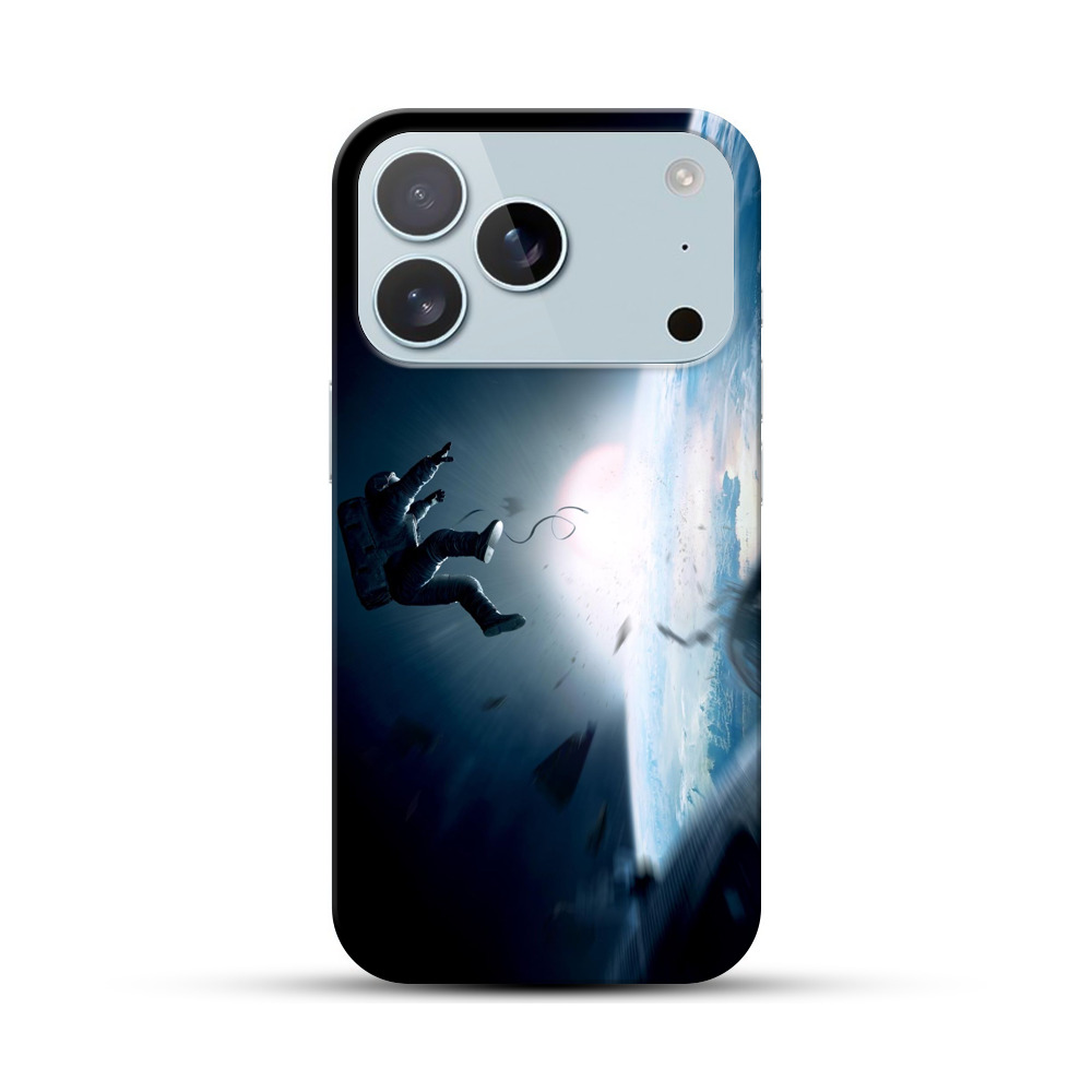 宇宙遊泳中の宇宙飛行士 iPhone 17 Proオリジナルハードケース