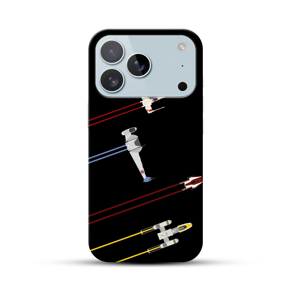 宇宙戦闘機の飛翔 iPhone 17 Proオリジナルハードケース
